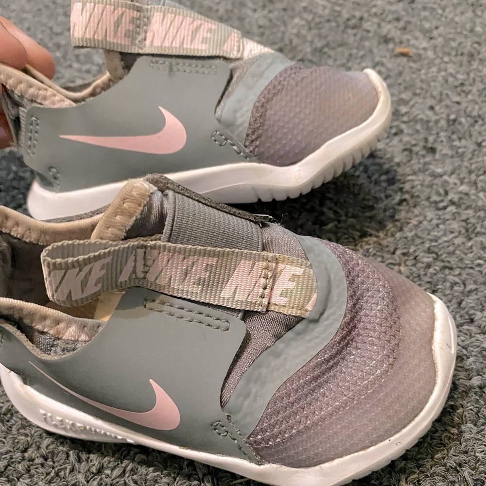 Baby girl Nike shoes worn once